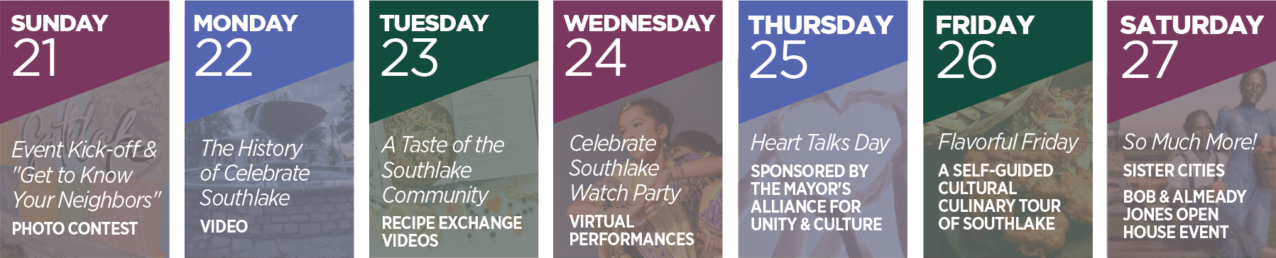 2021 Celebrate Southlake Calendar